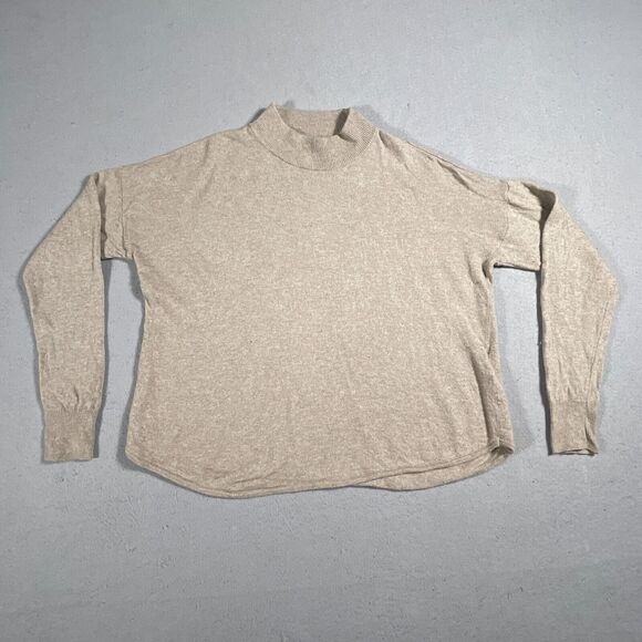 Madewell Sweaters - Madewell Sweater Women Medium‎ Mock Neck Merino Wool / Alpaca Blend Minimalist